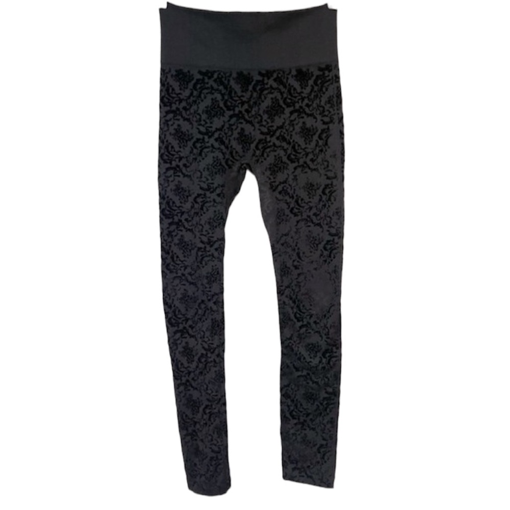 One 5 One Black Cozy Fleeced Lined Leggings S/M